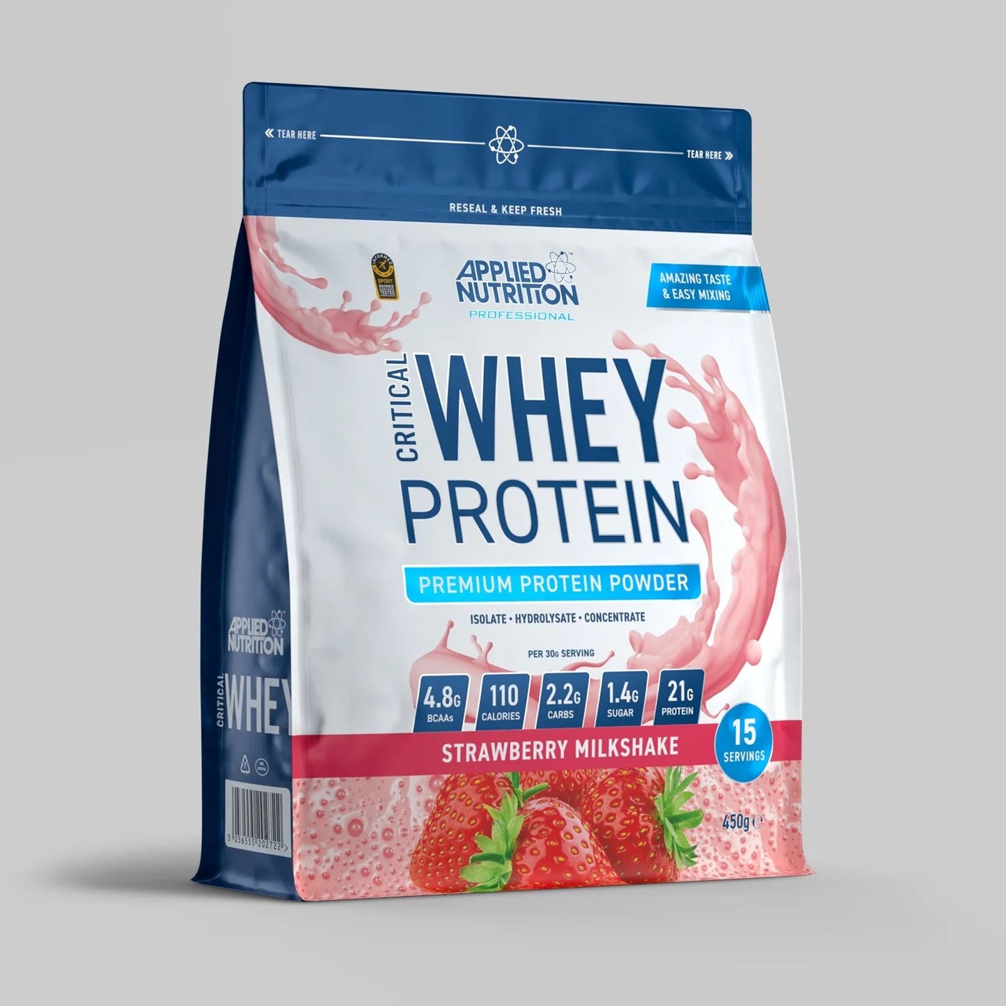 Applied Nutrition Critical Whey 450g Strawberry Milkshake