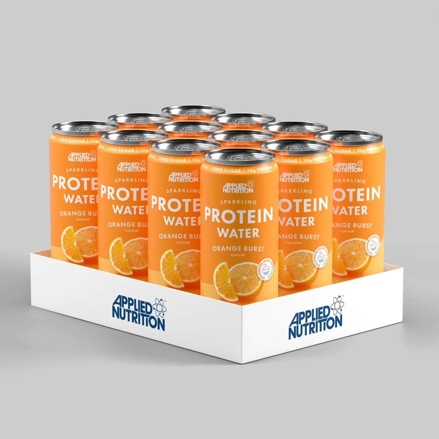 Applied Nutrition Sparkling Protein Water 12x330ml Orange Burst